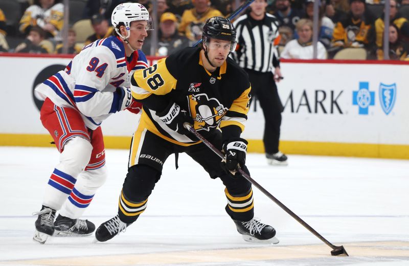 New York Rangers' Late Surge Falls Short Against Pittsburgh Penguins at PPG Paints Arena
