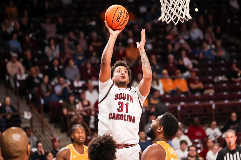 South Carolina Gamecocks' Paint Struggles Give Tennessee Volunteers the Edge