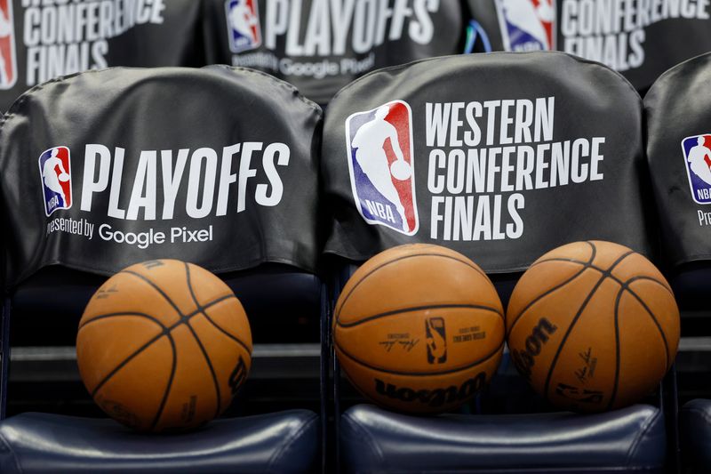 MINNEAPOLIS, MINNESOTA - MAY 30: A general view of seats prior to Game Five of the Western Conference Finals between the Dallas Mavericks and the Minnesota Timberwolves at Target Center on May 30, 2024 in Minneapolis, Minnesota. NOTE TO USER: User expressly acknowledges and agrees that, by downloading and or using this photograph, User is consenting to the terms and conditions of the Getty Images License Agreement. (Photo by David Berding/Getty Images)