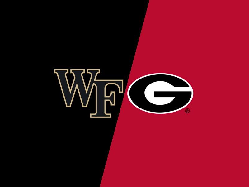 Wake Forest Clashes with Georgia Bulldogs in a Duel of Determination