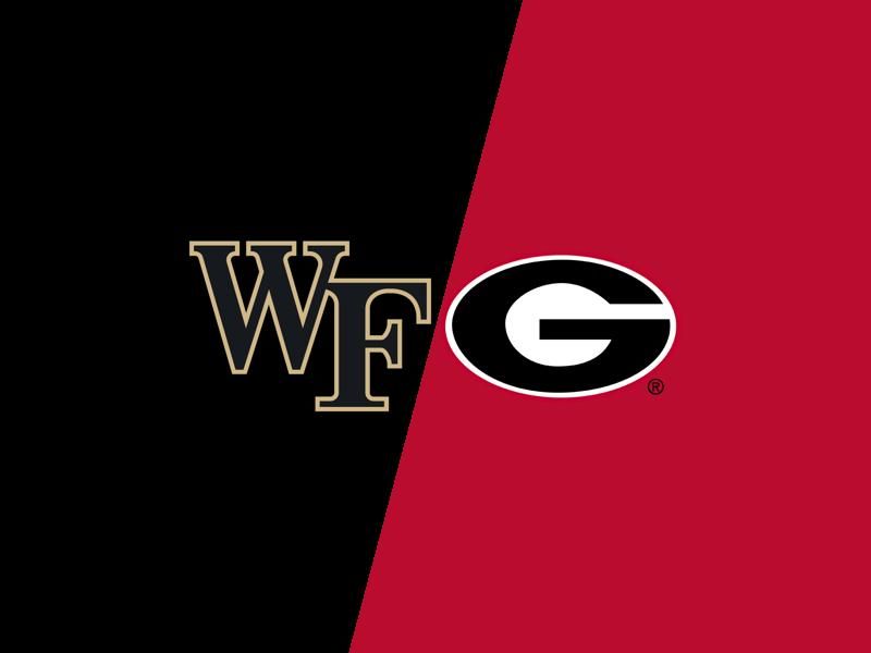 Georgia Bulldogs VS Wake Forest Demon Deacons