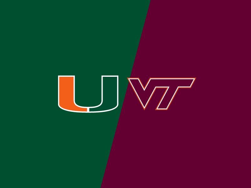 Hard Rock Stadium Hosts Miami (FL) Hurricanes and Virginia Tech Hokies in College Football Showd...