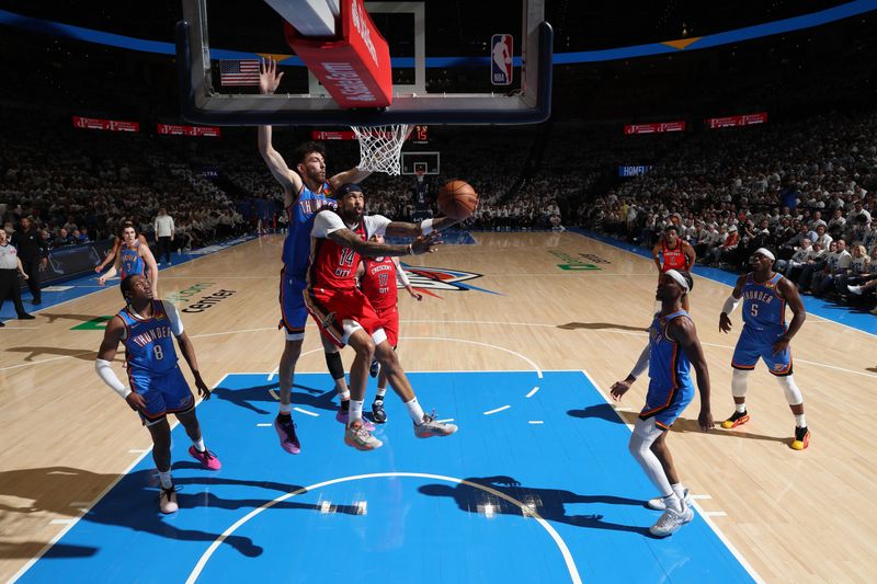 OKLAHOMA CITY, OK - APRIL 24: Brandon Ingram #14 of the New Orleans Pelicans drives to the basket during the game against the Oklahoma City Thunder during Round 1 Game 2 of the 2024 NBA Playoffs on April 24, 2024 at Paycom Arena in Oklahoma City, Oklahoma. NOTE TO USER: User expressly acknowledges and agrees that, by downloading and or using this photograph, User is consenting to the terms and conditions of the Getty Images License Agreement. Mandatory Copyright Notice: Copyright 2024 NBAE (Photo by Zach Beeker/NBAE via Getty Images)