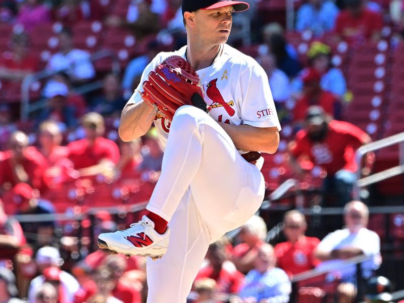 Sep 7, 2025; St. Louis, Missouri, USA; St. Louis Cardinals pitcher Sonny Gray (54) throws against the San Francisco Giants at Busch Stadium. Mandatory Credit: Tim Vizer-Imagn Images