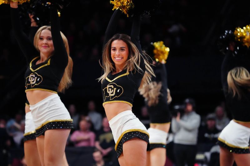 Jan 22, 2023; Boulder, Colorado, USA; Colorado Buffaloes dancers performs during the game against the Washington State Cougars at the CU Events Center. Mandatory Credit: Ron Chenoy-USA TODAY Sports