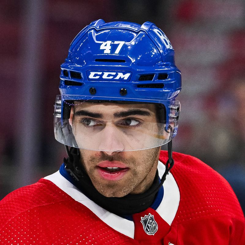 NHL Montreal Canadiens defense Jayden Struble