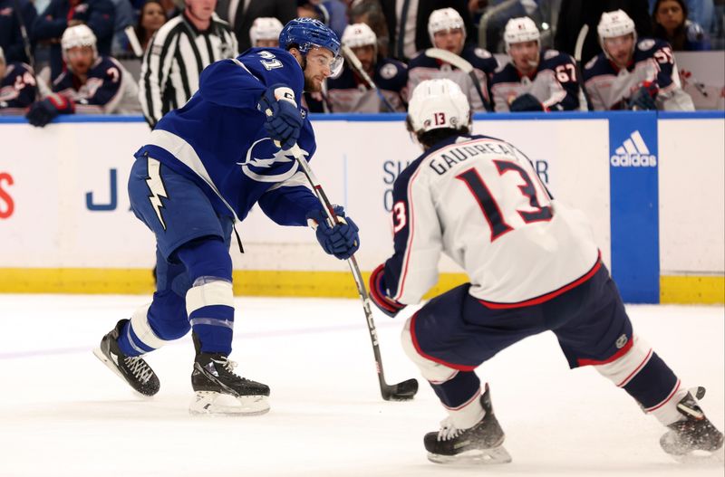 Lightning Overpower Blue Jackets in High-Scoring Affair at Amalie Arena