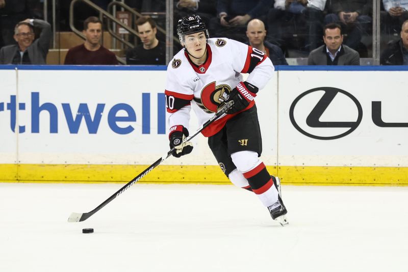 Ottawa Senators ride Warren Foegele and Shane Pinto goals past New York Rangers at Madison Squar...
