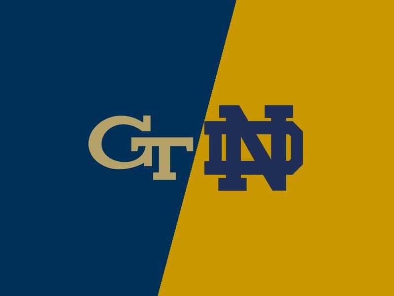 Clash at Hank McCamish Pavilion: Georgia Tech Yellow Jackets to Face Notre Dame Fighting Irish