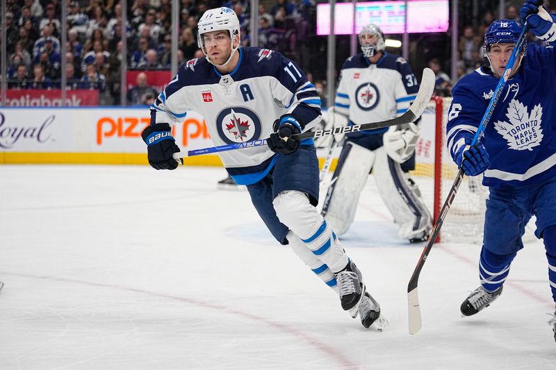 Jets Struggle at Scotiabank Arena Against the Maple Leafs