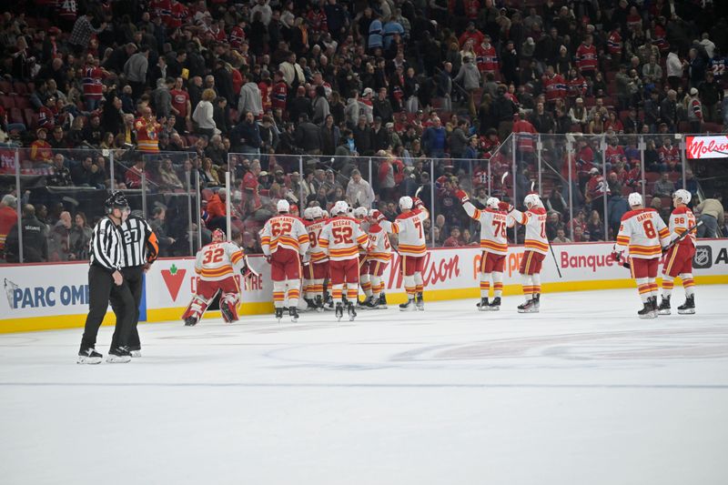 Nov 5, 2024; Montreal, Quebec, CAN; during the overtime period at the Bell Centre. Mandatory Credit: Eric Bolte-Imagn Images