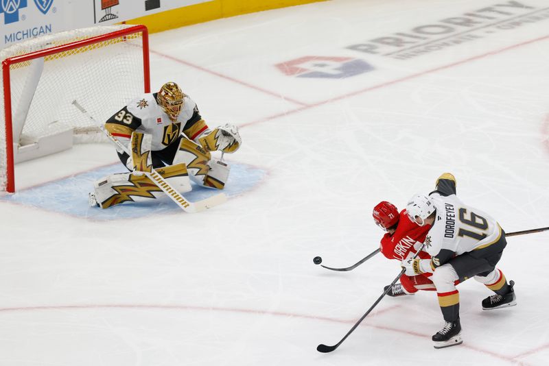 Did Detroit Red Wings' Early Lead Falter Against Vegas Golden Knights at Little Caesars Arena?