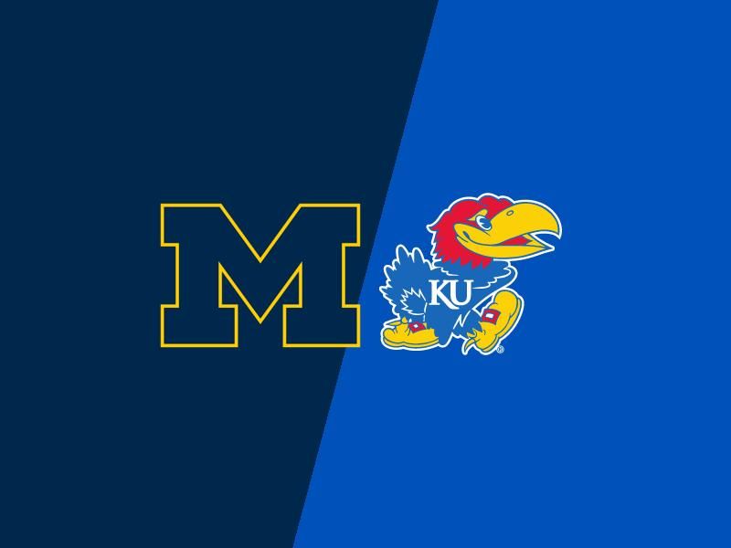 Michigan Wolverines Set to Clash with Kansas Jayhawks at Galen Center