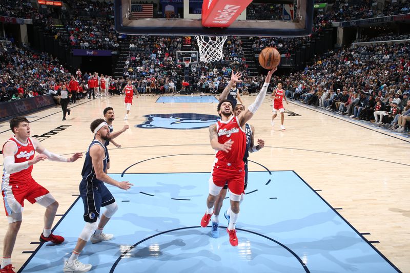 MEMPHIS, TN - JANUARY 6:  Scotty Pippen Jr. #1 of the Memphis Grizzlies drives to the basket during the game against the Dallas Mavericks  on January  6, 2024 at FedExForum in Memphis, Tennessee. NOTE TO USER: User expressly acknowledges and agrees that, by downloading and or using this photograph, User is consenting to the terms and conditions of the Getty Images License Agreement. Mandatory Copyright Notice: Copyright 2024 NBAE (Photo by Joe Murphy/NBAE via Getty Images)