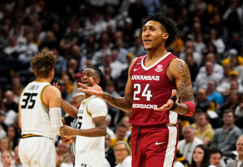 Arkansas Razorbacks Set to Clash with Missouri Tigers at Bud Walton Arena