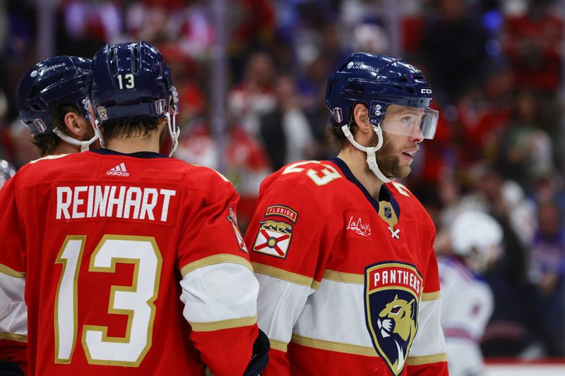 Florida Panthers Edge Out New York Rangers in Overtime Victory at Amerant Bank Arena
