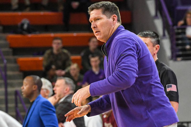 Jan 13, 2024; Clemson, South Carolina, USA; Clemson Tigers head coach Brad Brownell reacts during the second half against the Boston College Eagles at Littlejohn Coliseum. Mandatory Credit: Ken Ruinard-USA TODAY Sports