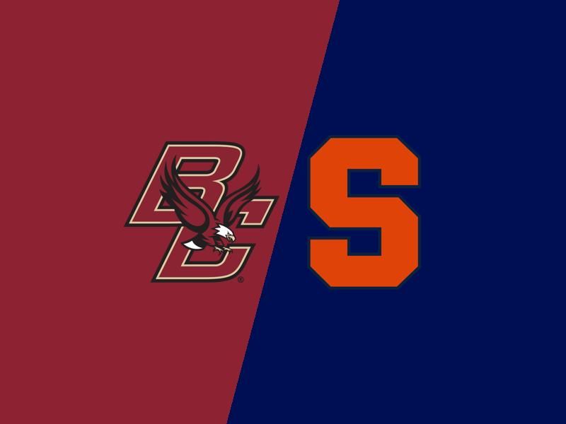 Showdown at Silvio O. Conte Forum: Boston College Eagles Versus Syracuse Orange