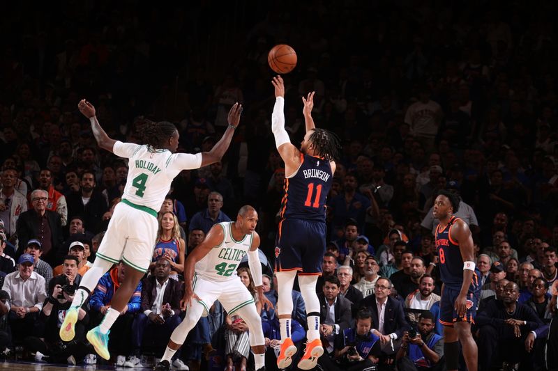 Did the Boston Celtics' Defense Falter Against New York Knicks at Madison Square Garden?