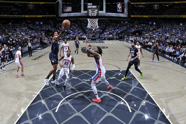 ORLANDO, FL - DECEMBER 8: Gary Harris #14 of the Orlando Magic shoots the ball during the game against the Detroit Pistons on December 8, 2023 at Amway Center in Orlando, Florida. NOTE TO USER: User expressly acknowledges and agrees that, by downloading and or using this photograph, User is consenting to the terms and conditions of the Getty Images License Agreement. Mandatory Copyright Notice: Copyright 2023 NBAE (Photo by Fernando Medina/NBAE via Getty Images)