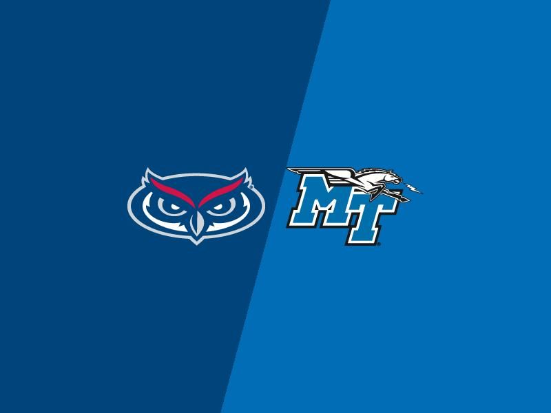 Middle Tennessee Blue Raiders Clash with Florida Atlantic Owls at Johnny 'Red' Floyd Stadium in...