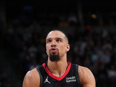 DENVER, CO - NOVEMBER 29: Dillon Brooks #9 of the Houston Rockets shoots a free throw during the game against the Denver Nuggets on November 29, 2023 at the Ball Arena in Denver, Colorado. NOTE TO USER: User expressly acknowledges and agrees that, by downloading and/or using this Photograph, user is consenting to the terms and conditions of the Getty Images License Agreement. Mandatory Copyright Notice: Copyright 2023 NBAE (Photo by Garrett Ellwood/NBAE via Getty Images)