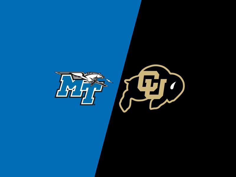 Middle Tennessee Blue Raiders VS Colorado Buffaloes