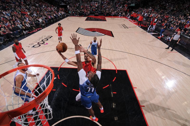 PORTLAND, OR - FEBRUARY 13:  Toumani Camara #33 of the Portland Trail Blazers goes to the basket during the game on February 13, 2024 at the Moda Center Arena in Portland, Oregon. NOTE TO USER: User expressly acknowledges and agrees that, by downloading and or using this photograph, user is consenting to the terms and conditions of the Getty Images License Agreement. Mandatory Copyright Notice: Copyright 2024 NBAE (Photo by Cameron Browne/NBAE via Getty Images)