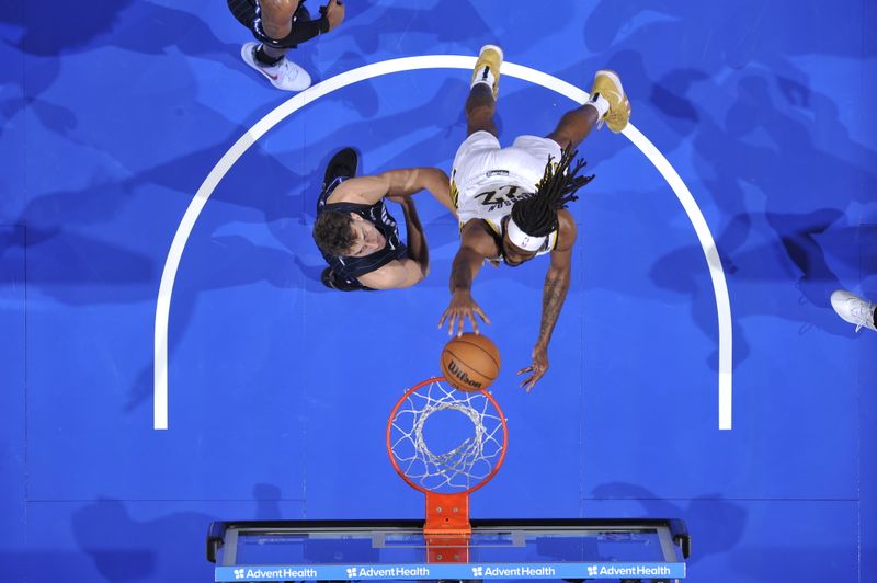 ORLANDO, FL - OCTOBER 28: Isaiah Jackson #22 of the Indiana Pacers dunks the ball during the game against the Orlando Magic on October 28, 2024 at Kia Center in Orlando, Florida. NOTE TO USER: User expressly acknowledges and agrees that, by downloading and or using this photograph, User is consenting to the terms and conditions of the Getty Images License Agreement. Mandatory Copyright Notice: Copyright 2024 NBAE (Photo by Fernando Medina/NBAE via Getty Images)