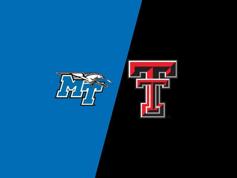 Middle Tennessee Blue Raiders VS Texas Tech Lady Raiders