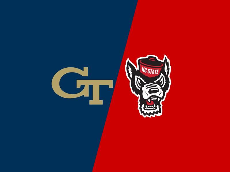 Georgia Tech Yellow Jackets Set to Challenge NC State Wolfpack at Reynolds Coliseum