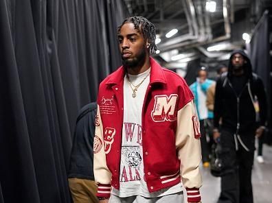 TORONTO, CANADA - OCTOBER 25: Troy Brown Jr. #23 of the Minnesota Timberwolves arrives to the arena before the game against the Toronto Raptors on October 25, 2023 at the Scotiabank Arena in Toronto, Ontario, Canada.  NOTE TO USER: User expressly acknowledges and agrees that, by downloading and or using this Photograph, user is consenting to the terms and conditions of the Getty Images License Agreement.  Mandatory Copyright Notice: Copyright 2023 NBAE (Photo by Mark Blinch/NBAE via Getty Images)