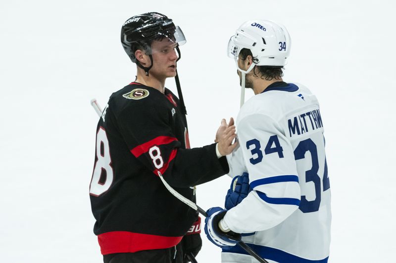 Toronto Maple Leafs' William Nylander Set to Lead Charge Against Ottawa Senators