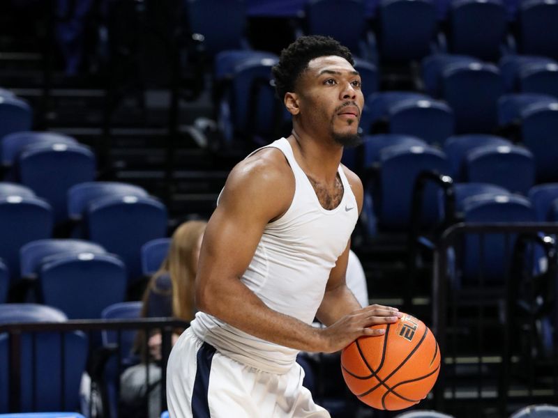 Mar 5, 2023; University Park, Pennsylvania, USA; Penn State Nittany Lions guard Jalen Pickett (22) warms up prior to the game against the Maryland Terrapins at Bryce Jordan Center. Mandatory Credit: Matthew OHaren-USA TODAY Sports