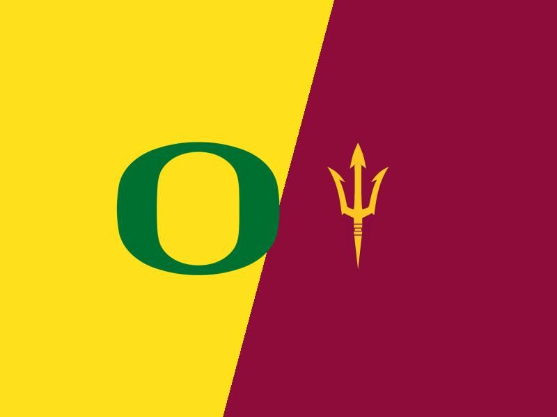 Oregon Ducks VS Arizona State Sun Devils