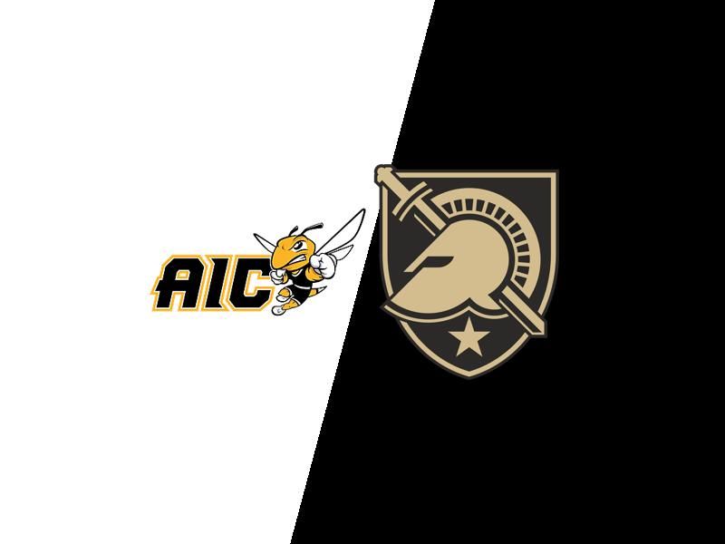 American International Yellow Jackets VS Army Black Knights