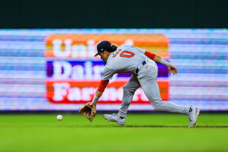 Aug 12, 2024; Cincinnati, Ohio, USA; St. Louis Cardinals shortstop Masyn Winn (0) grounds the ball hit by Cincinnati Reds outfielder TJ Friedl (not pictured) in the eighth inning at Great American Ball Park. Mandatory Credit: Katie Stratman-USA TODAY Sports