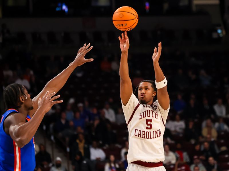 South Carolina Gamecocks vs Florida Gators: Meechie Johnson Set to Lead in Gainesville Showdown