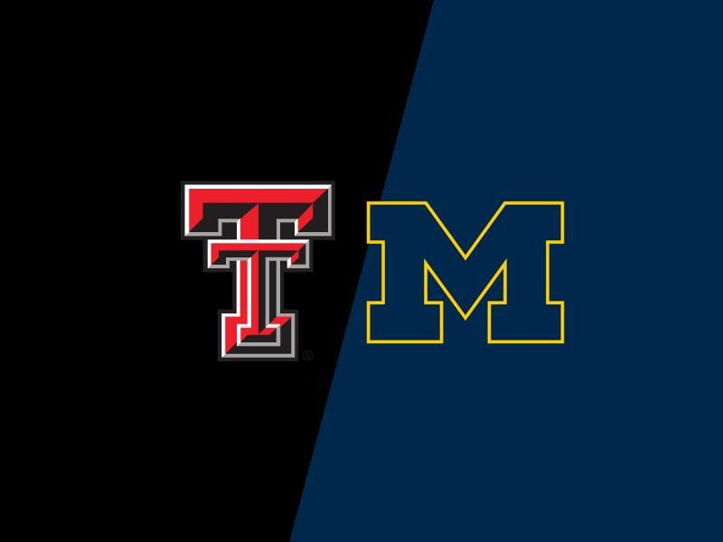 Clash at Imperial Arena: Texas Tech Red Raiders vs Michigan Wolverines in Men's Basketball Showd...