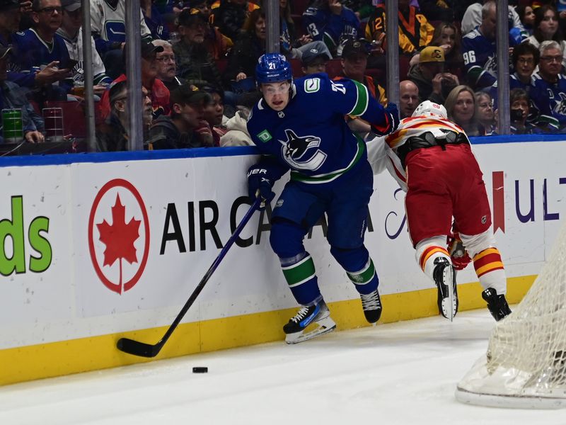 Canucks Ice Flames with Powerplay Precision at Rogers Arena