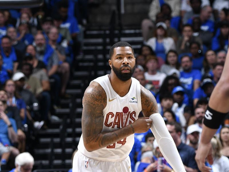 ORLANDO, FL - APRIL 25: Marcus Morris Sr. #24 of the of the Cleveland Cavaliers looks on during the game against the Orlando Magic during Round 1 Game 3 of the 2024 NBA Playoffs on April 25, 2024 at Kia Center in Orlando, Florida. NOTE TO USER: User expressly acknowledges and agrees that, by downloading and or using this photograph, User is consenting to the terms and conditions of the Getty Images License Agreement. Mandatory Copyright Notice: Copyright 2023 NBAE (Photo by Fernando Medina/NBAE via Getty Images)