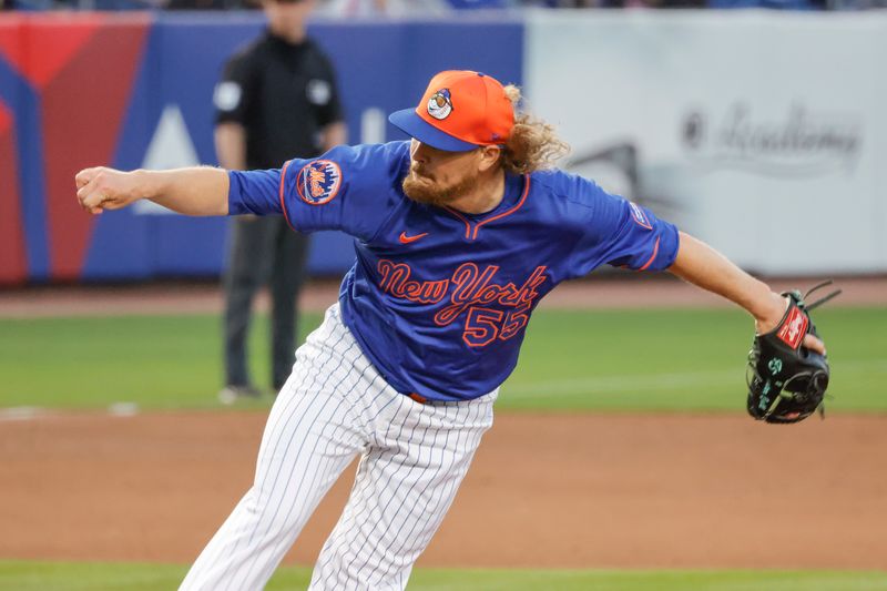 Mar 10, 2025; Port St. Lucie, Florida, USA;  New York Mets pitcher Ryne Stanek (55) throws a pitch during the fifth inning against the St. Louis Cardinals at Clover Park. Mandatory Credit: Reinhold Matay-Imagn Images