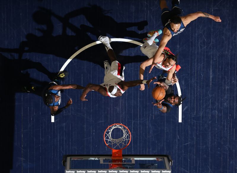 MINNEAPOLIS, MN -  MARCH 4: Naz Reid #11 of the Minnesota Timberwolves grabs a rebound during the game against the Portland Trail Blazers on March 4, 2024 at Target Center in Minneapolis, Minnesota. NOTE TO USER: User expressly acknowledges and agrees that, by downloading and or using this Photograph, user is consenting to the terms and conditions of the Getty Images License Agreement. Mandatory Copyright Notice: Copyright 2024 NBAE (Photo by David Sherman/NBAE via Getty Images)