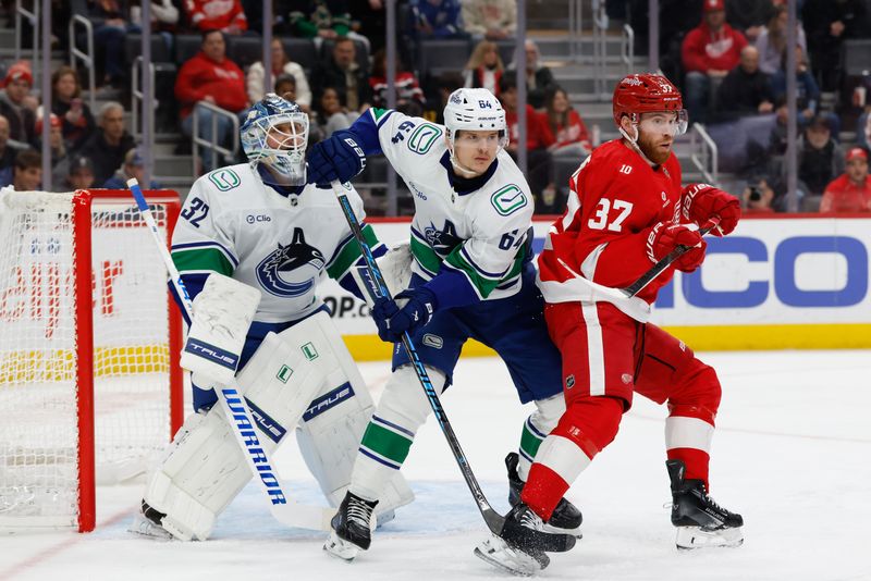 Did Detroit Red Wings' Powerplay Outshine Vancouver Canucks' Defense at Little Caesars Arena?