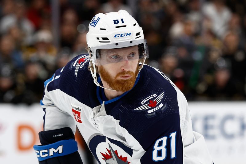 Jan 22, 2024; Boston, Massachusetts, USA; Winnipeg Jets left wing Kyle Connor (81) during the third period against the Boston Bruins at TD Garden. Mandatory Credit: Winslow Townson-USA TODAY Sports