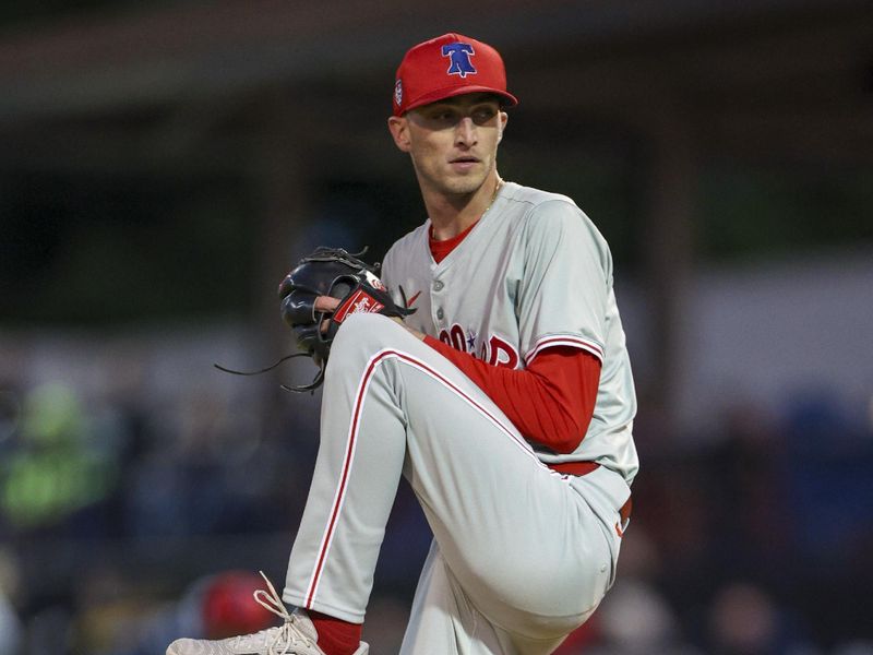 Mar 19, 2024; Lakeland, Florida, USA;  Philadelphia Phillies relief pitcher Connor Brogdon (75) throws a pitch against the Detroit Tigers in the eighth inning at Publix Field at Joker Marchant Stadium. Mandatory Credit: Nathan Ray Seebeck-USA TODAY Sports