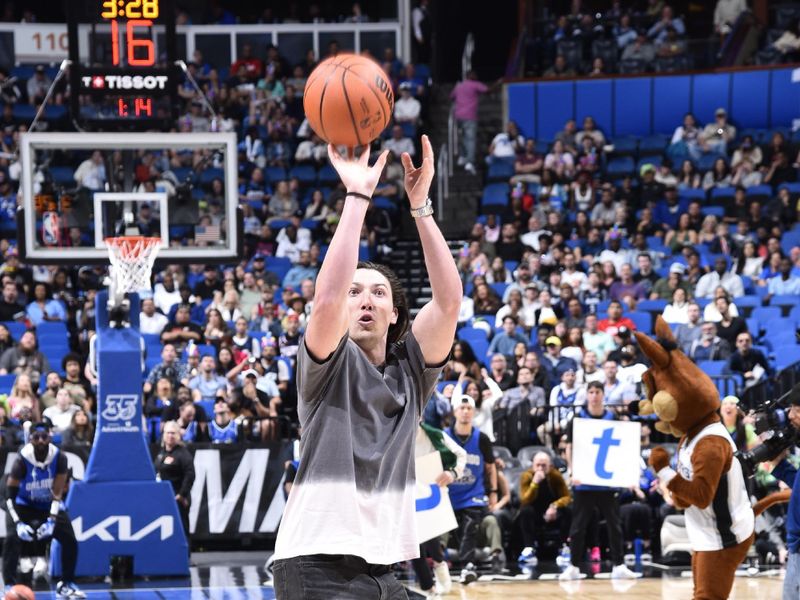 ORLANDO, FL - FEBRUARY 27: Tommy Townsend attends the game between the Brooklyn Nets and the Orlando Magic on February 27, 2024 at the Kia Center in Orlando, Florida. NOTE TO USER: User expressly acknowledges and agrees that, by downloading and or using this photograph, User is consenting to the terms and conditions of the Getty Images License Agreement. Mandatory Copyright Notice: Copyright 2024 NBAE (Photo by Gary Bassing/NBAE via Getty Images)