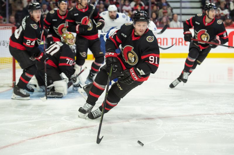 Senators March into the Storm at Amalie Arena