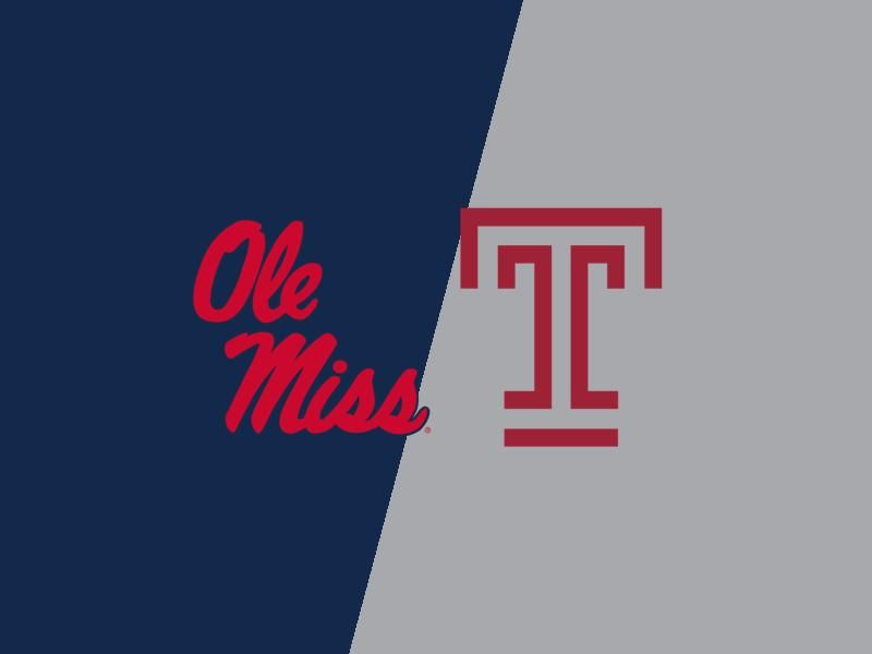 Temple Owls Host Ole Miss Rebels at Liacouras Center in Men's Basketball Showdown