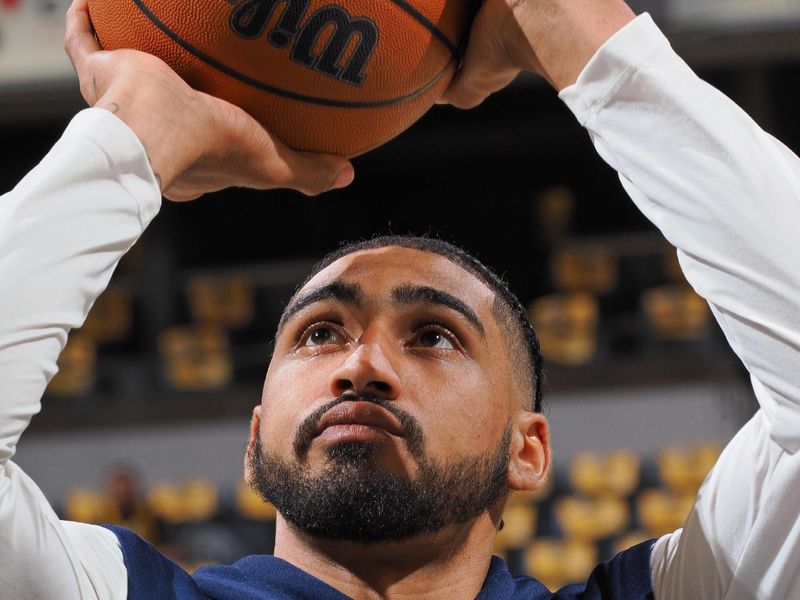 INDIANAPOLIS, IN - APRIL 28: Obi Toppin #1 of the Indiana Pacers warms up before the game against the Milwaukee Bucks during Round 1 Game 4 of the 2024 NBA Playoffs on April 28, 2024 at Gainbridge Fieldhouse in Indianapolis, Indiana. NOTE TO USER: User expressly acknowledges and agrees that, by downloading and or using this Photograph, user is consenting to the terms and conditions of the Getty Images License Agreement. Mandatory Copyright Notice: Copyright 2024 NBAE (Photo by Ron Hoskins/NBAE via Getty Images)